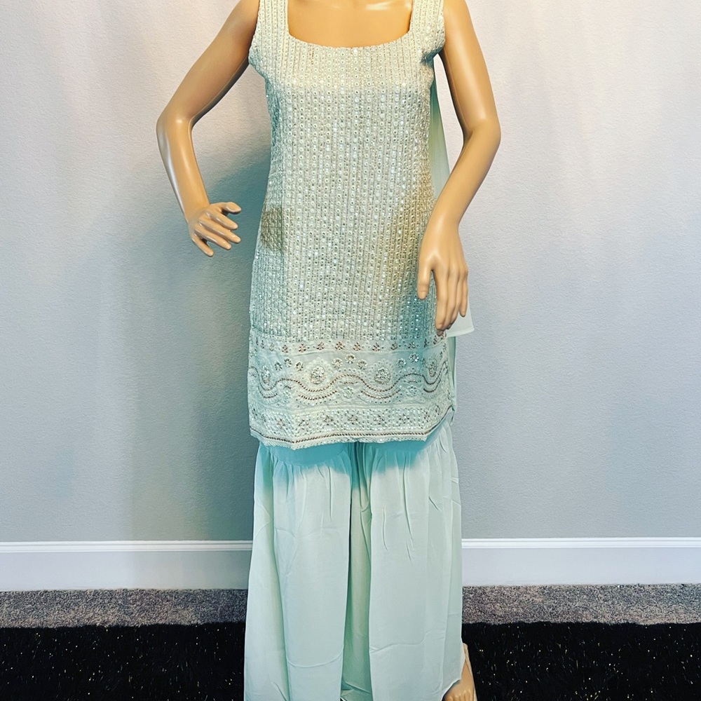 Gharara silk set